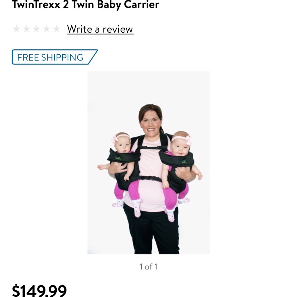 TwinTrexx2 Twin Baby Carrier